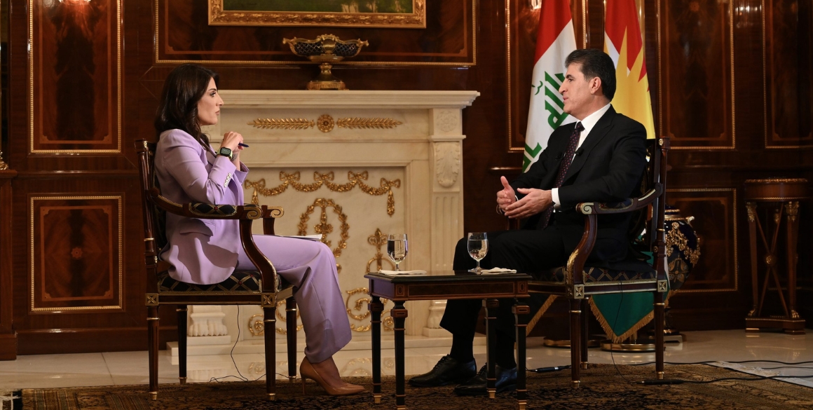 Das gesamte Interview von Präsident Barzani mit TV-Sender Al-Hadath