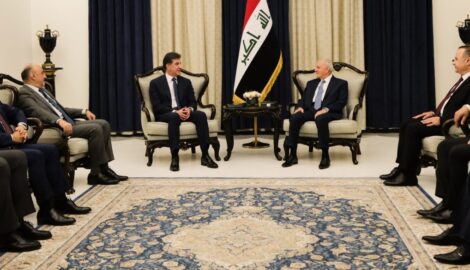 Präsident Barzani trifft irakischen Präsidenten Rashid