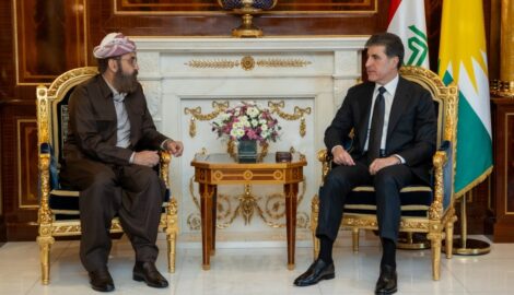 President Barzani meets with Mir of the Yezidis