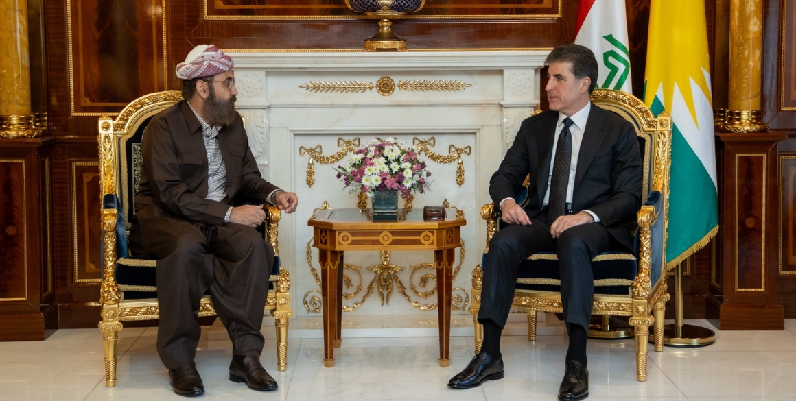 Präsident Barzani trifft Mir der Jesiden