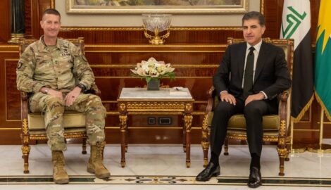 Präsident Barzani empfängt Kommandeur der Combined Joint Task Force