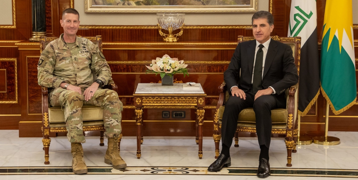 Präsident Barzani empfängt Kommandeur der Combined Joint Task Force