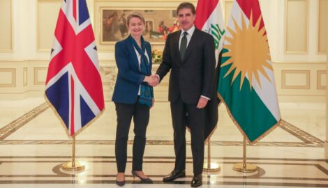 Präsident Barzani trifft britische Innenministerin Yvette Cooper