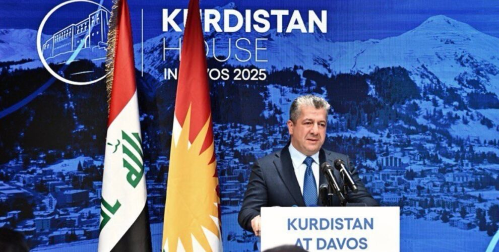 (Deutsch) Premierminister Barzani präsentiert seine wirtschaftliche Vision in Davos 2025