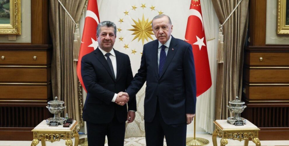 Prime Minister Barzani met with Turkish President Erdogan in Ankara