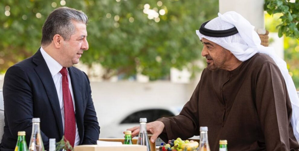 Prime Minister Masrour Barzani Meets UAE President