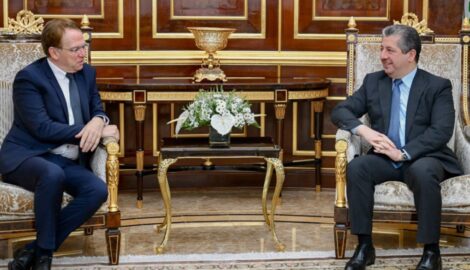 Premierminister Barzani empfängt den französischen Botschafter