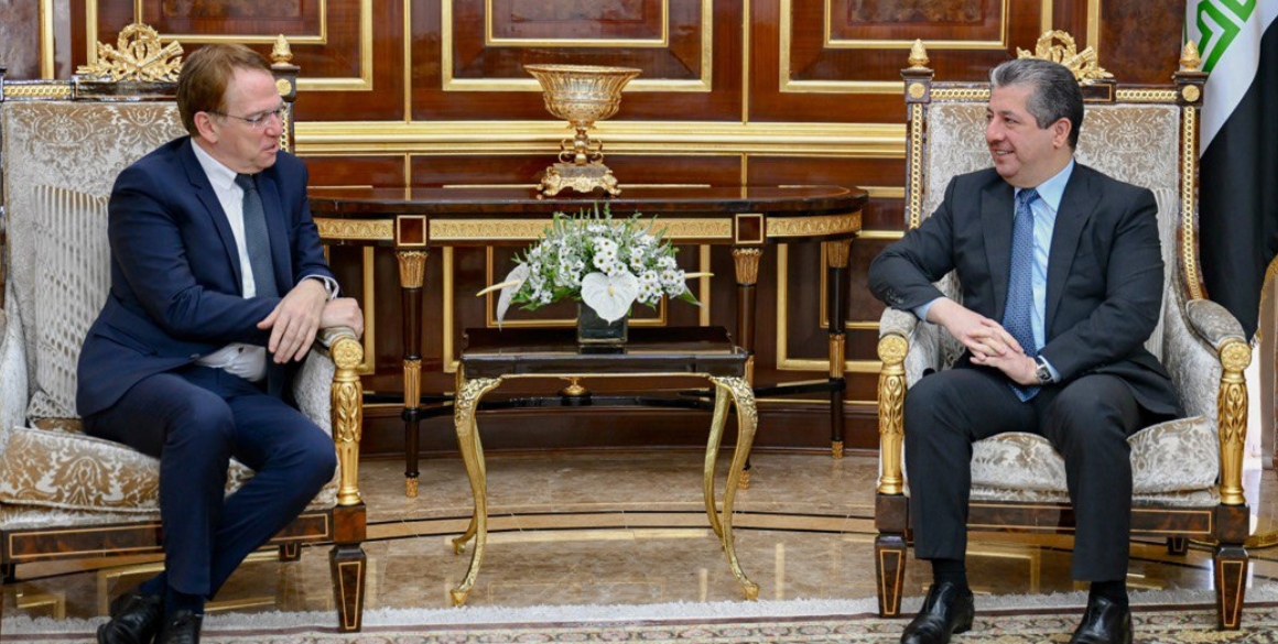Premierminister Barzani empfängt den französischen Botschafter