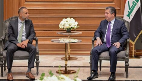 Premierminister Barzani empfängt den britischen Botschafter