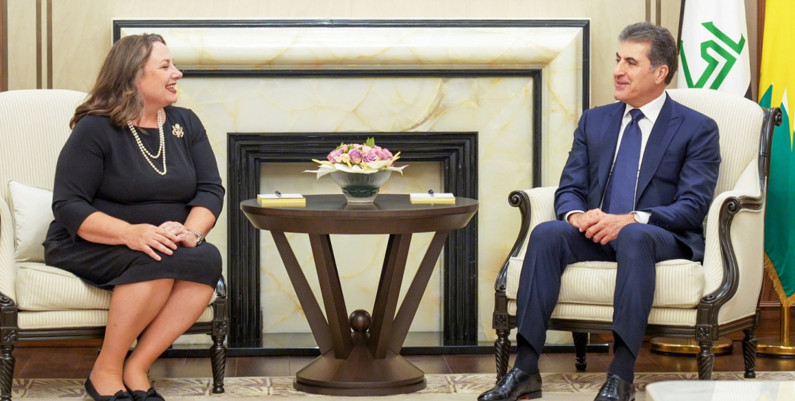 Präsident Barzani empfängt scheidende und neue US-Generalkonsuln