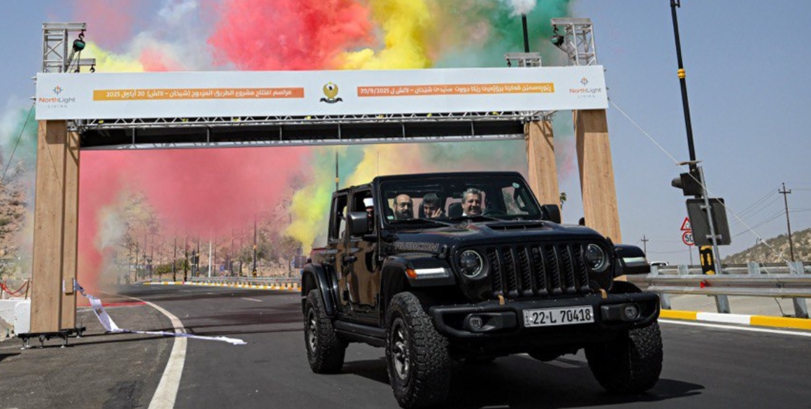 Premierminister Barzani eröffnet die Autobahn Sheikhan–Lalish in Duhok