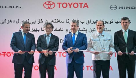 Premierminister Barzani weiht Toyota-Service-Center in Duhok ein