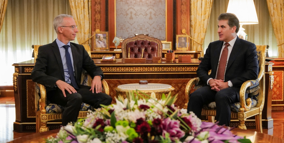 Präsident Barzani empfängt den deutschen Botschafter im Irak