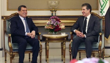 Präsident Nechirvan Barzani trifft General Mazloum Abdi