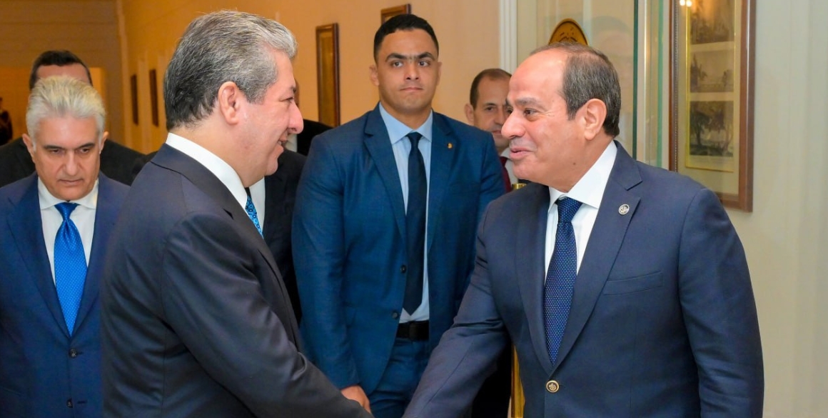 Premierminister Barzani trifft ägyptischen Präsidenten El-Sisi