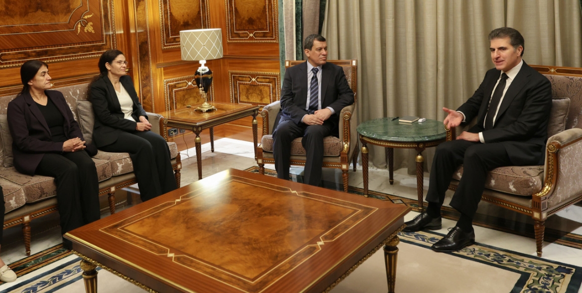 Präsident Barzani und Mazloum Abdi diskutieren Entwicklungen in Syrien