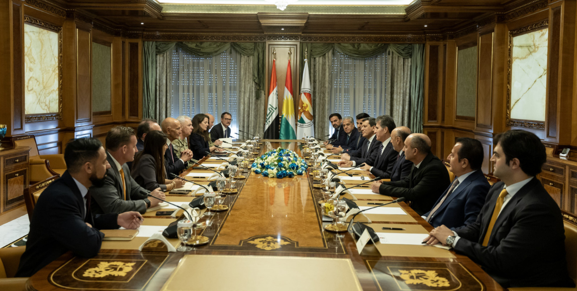 Präsident Barzani trifft Tom Barrack und Mazloum Abdi