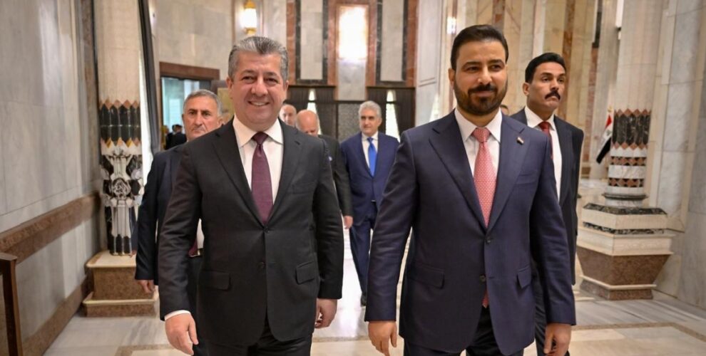 Prime Minister Barzani Travels to Baghdad to Meet Prime Minister Al-Zaidi